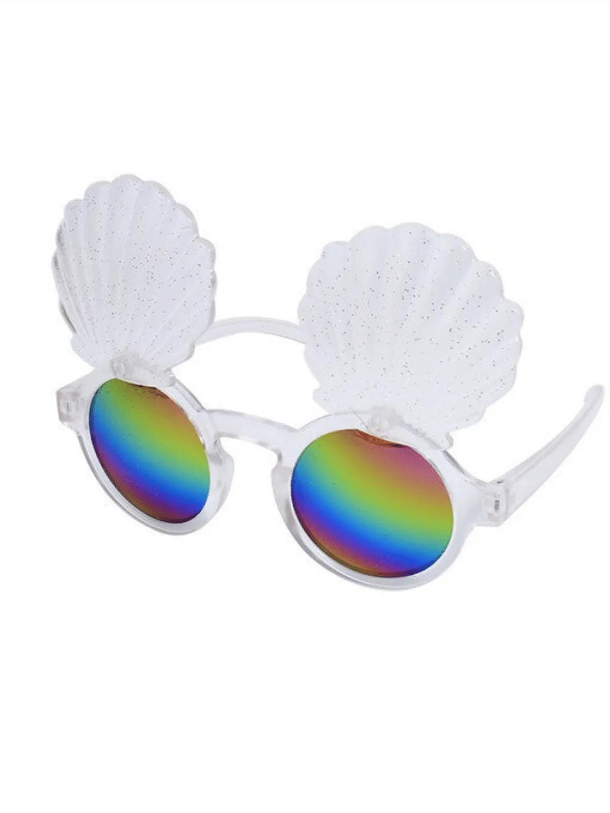 Shining Shell Pink Round Sunglasses