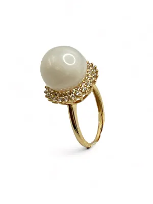 SOUTH SEA PEARL IN MICRON GOLD SETTING