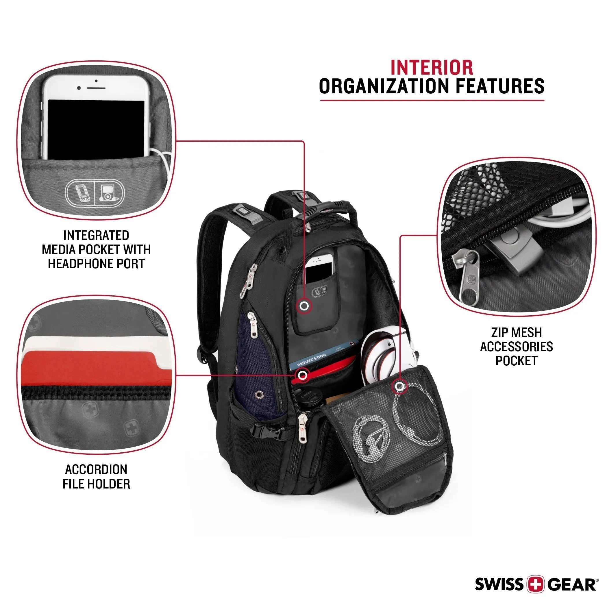 SwissGear Travel Gear 1900 Scansmart TSA Laptop Backpack - 19"