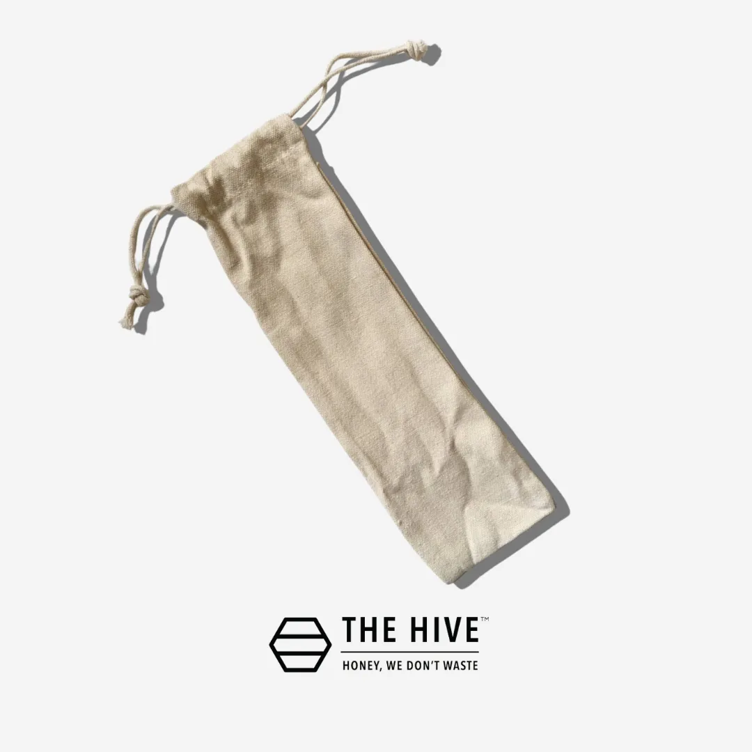 The Hive Straw Cutlery Pouch