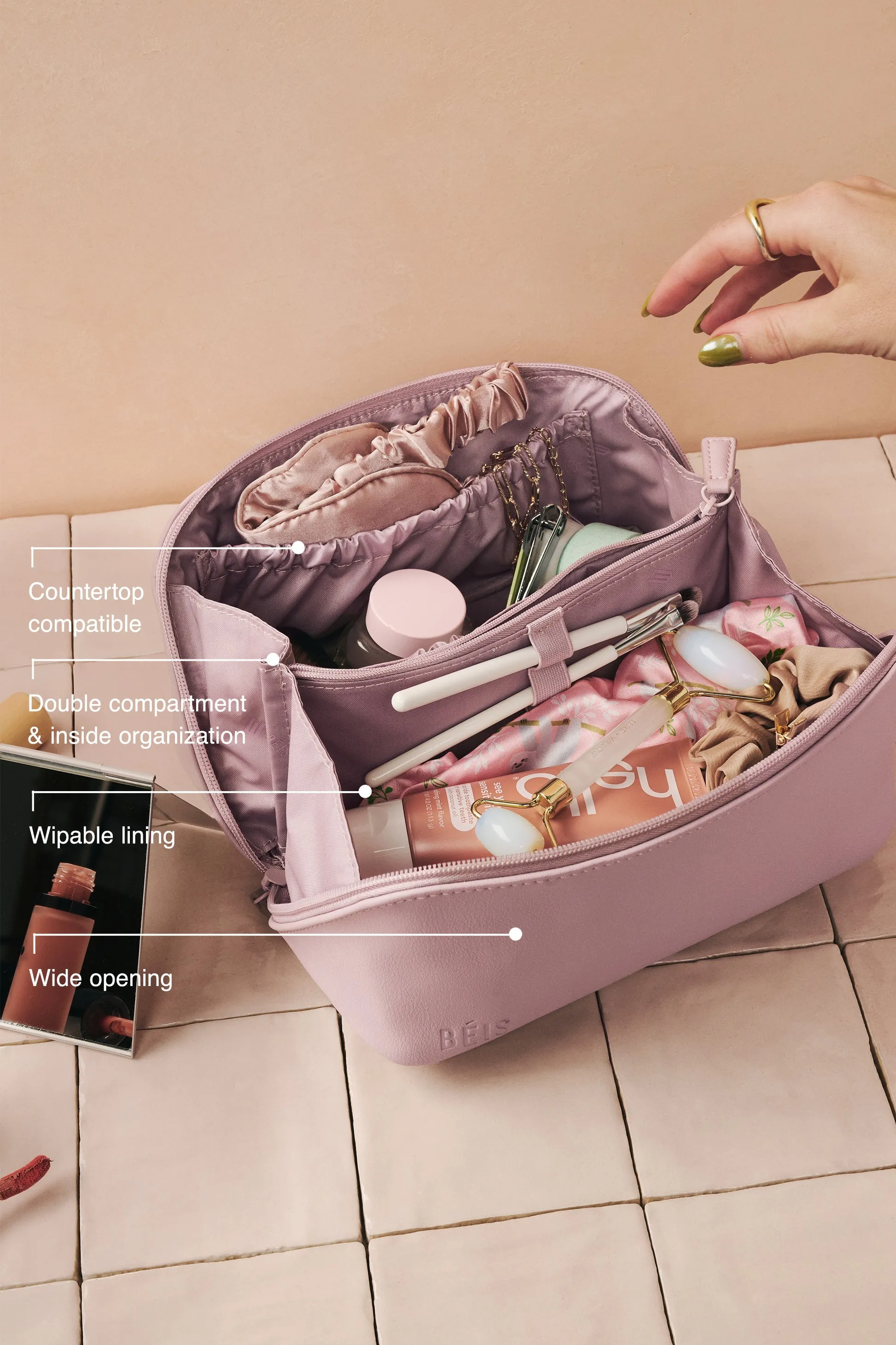 The Wicked Toiletry Kit in Wicked Pink