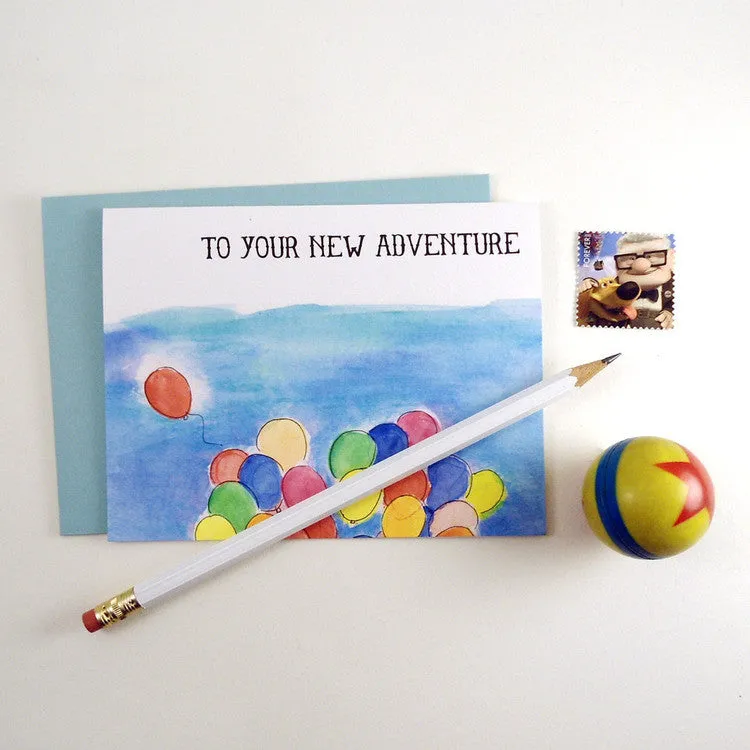 To Your New Adventure Greeting Card