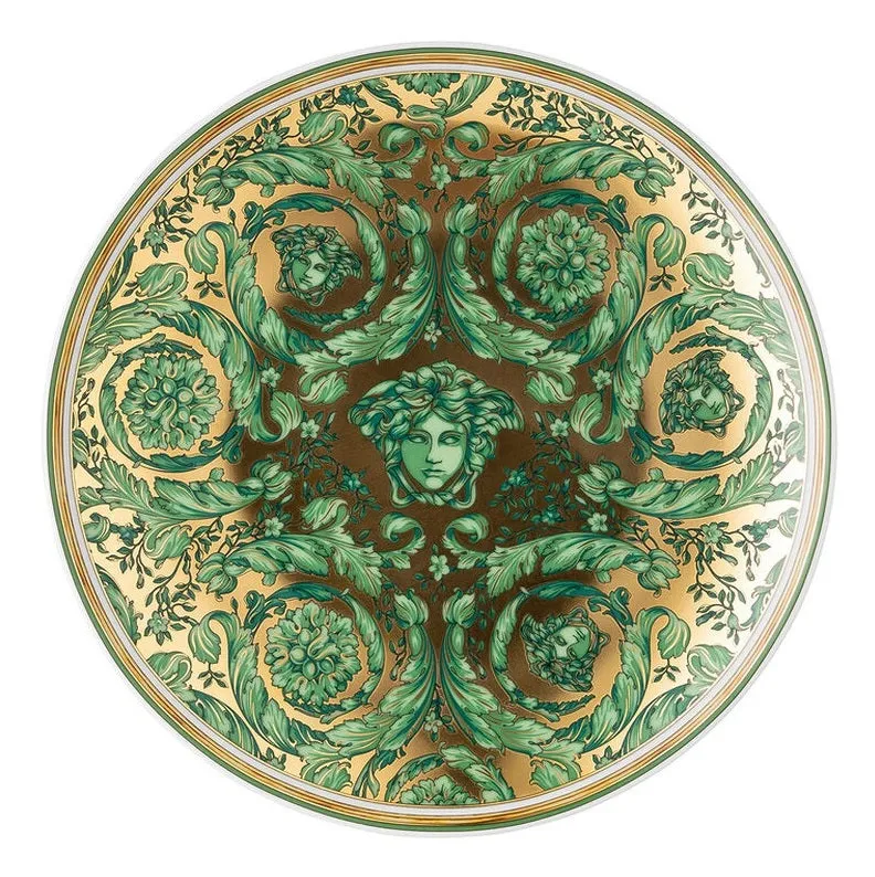 Versace Medusa Garland Green B&B Plate