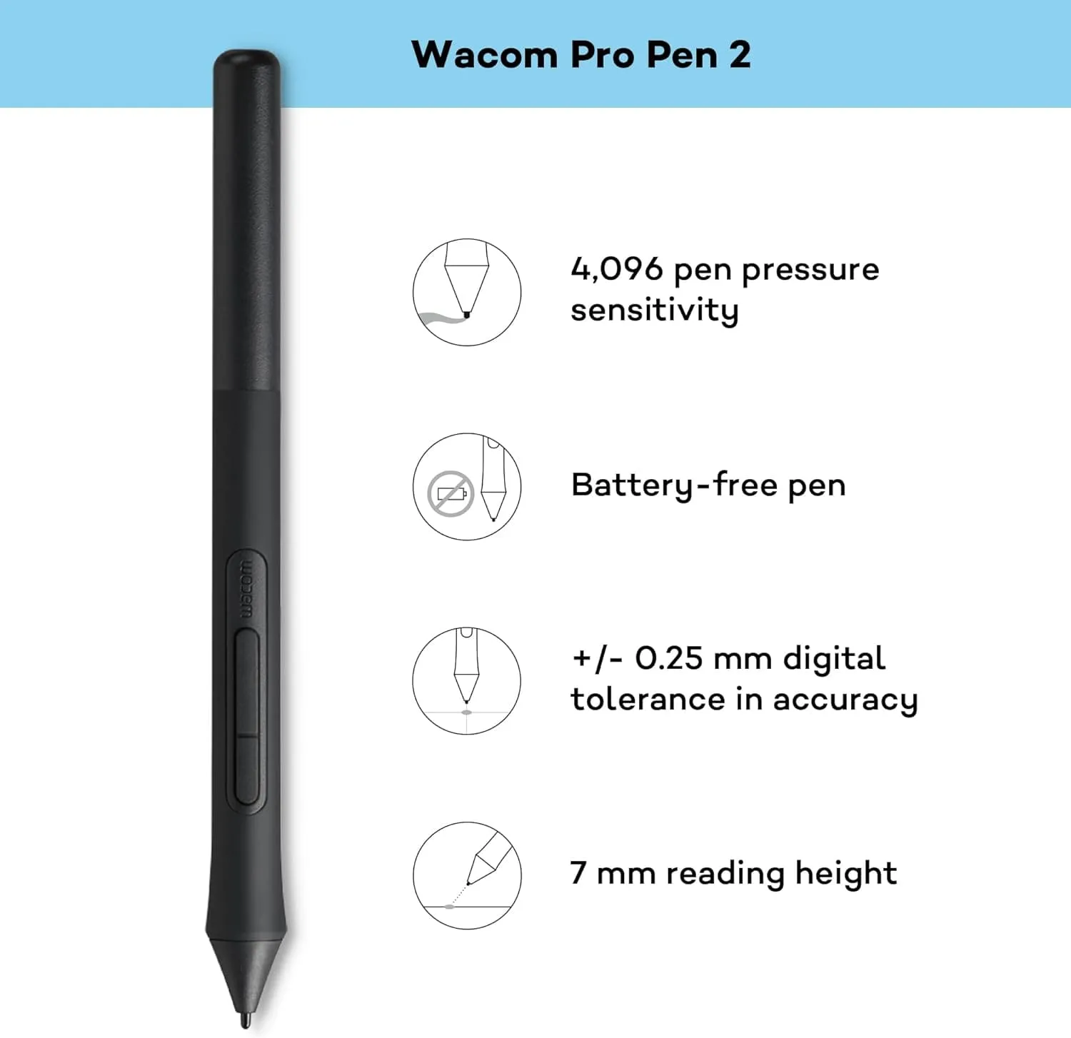 Wacom Intuos M Black with Bluetooth – Drawing Tablet with Pen, Stylus Battery-free & Pressure-sensitive, Compatible with Windows, Mac & Android, Perfect Tablet for Drawing, Graphics or Remote Working