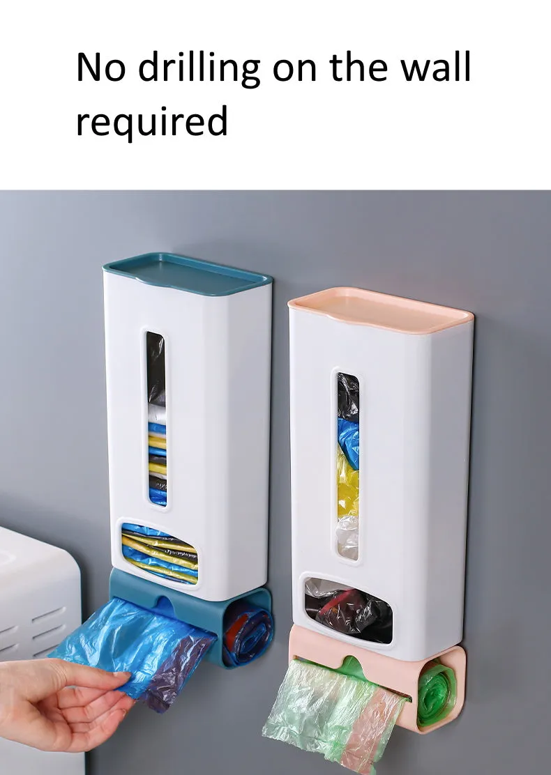 Wall Mounted Rubbish Bag Dispenser