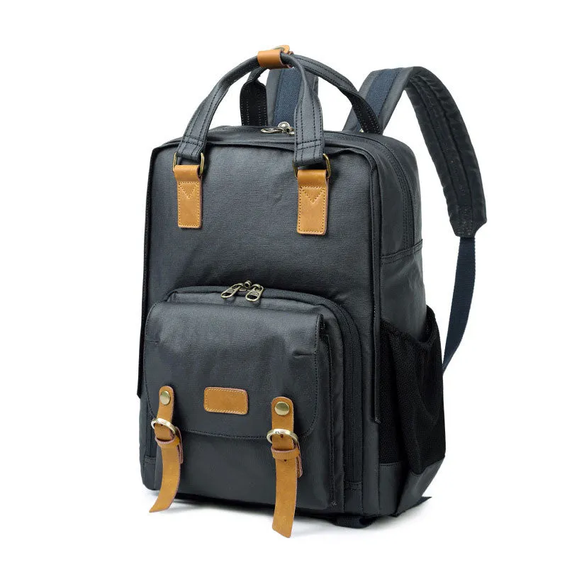 Waxed Canvas Camera Backpack