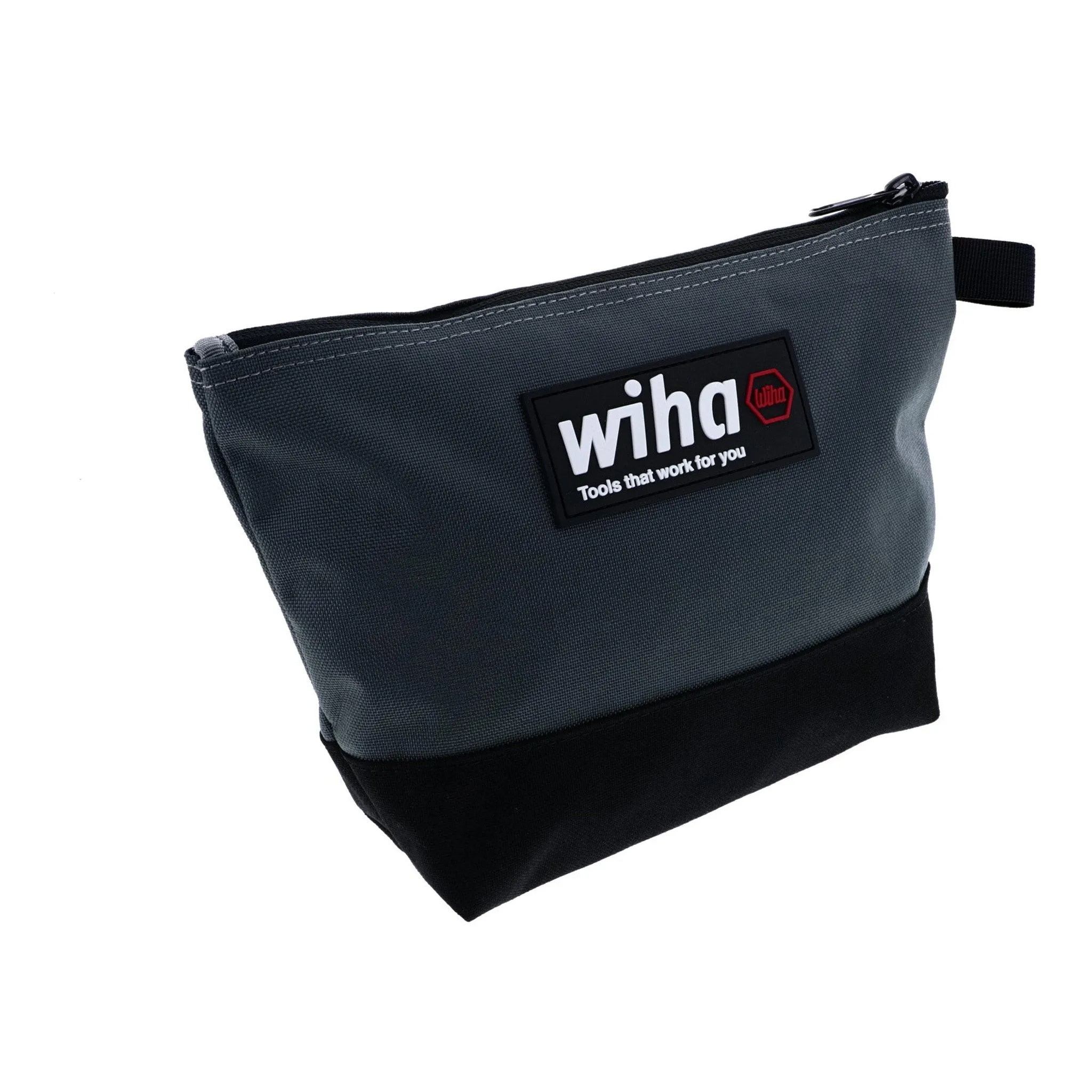 Wiha 91473 Cordura Multi-Purpose Heavy-Duty Zipper Tool Pouch