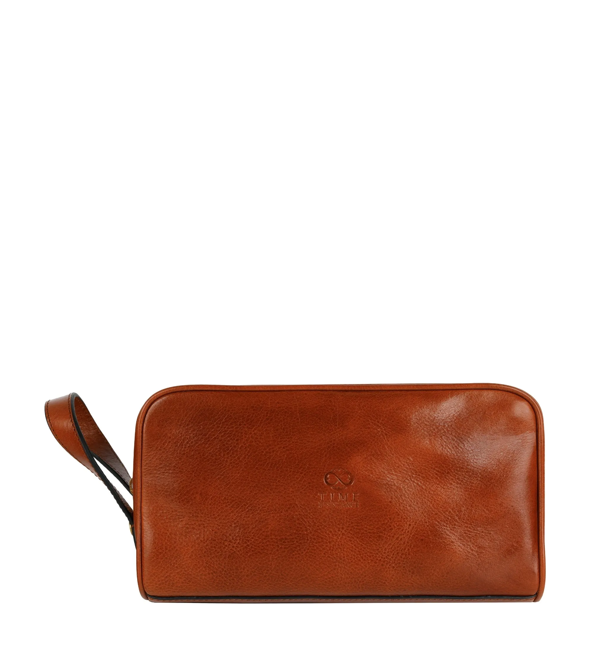 Womens Leather Cosmetic Bag Dopp Kit - All the Kings Men